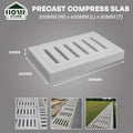Home Store Precast Compress Slab With Reinforment Y10SQ Steel Bars & Fibre Strands 300MM (W) x 600MM (L) x 50MM (T)